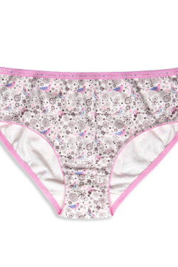 G-583BI fialové a ružové dievčenské nohavičky - Lama 158/164