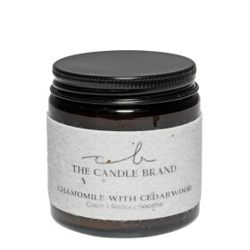 The Candle Brand Vonná sviečka v skle Chamomile with Cedar Wood 90 g