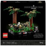 LEGO® 75353 naháňačka na planéte Endor dioráma