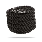 Posilňovacie lano Battle Rope 12 m - GymBeam (čierna) (50965-1-black)