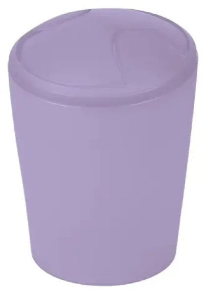 Spirella MOVE výklopný odpadkový kôš fialový / plast / 2 l