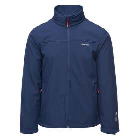 Pánska softshellová bunda Lingen 92800626294 Tmavo modrá - Hi-tec XL tmavě modrá