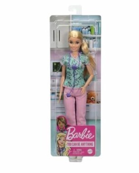 Mattel DVF50/GTW39 Barbie Povolanie (You Can be Anything) - Zdravotná sestrička