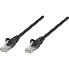 Intellinet 736022 RJ45 sieťové káble, prepojovacie káble CAT 6 S/FTP 30.00 m čierna pozlátené kontakty 1 ks; 736022