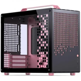 PC Mironet Herný Suitcase AMD R5 9600 RX9060 XT Čierno-ružová Bazzite (Mironet/Herni/suitcase/AMD/W/LX)