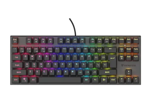 Genesis Thor 303 TKL RGB Outemu Peach Silent čierna / herná mechanická klávesnica / USB (NKG-1881)