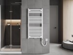 MEXEN/S - Urán radiátor + vykurovacia tyč 1200 x 600 mm, 600 W, biela W105-1200-600-2600-20