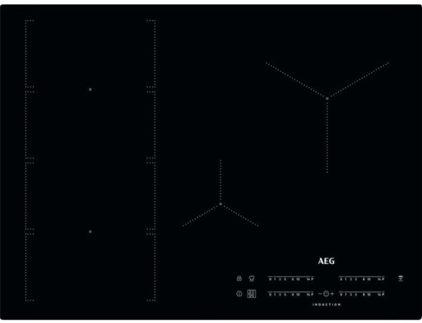 AEG Induction hob AEG IKE74471IB, installed only in a stone-type worktop