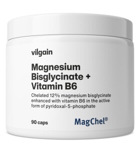 Vilgain Horčík bisglycinát + B6 – 90 kapsúl