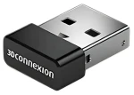 3Dconnexion Universal Receiver 3DX-700069 / USB prijímač / 2,4 GHz / až 5 zariadení (3DX-700069)
