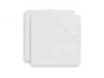 Jollein Prestieradlo napínacie 140x70 cm 2 ks White (2510-565-00001)