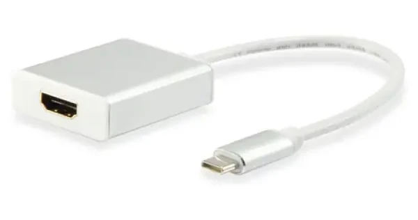 Equip Redukcia USB-C - HDMI biela / Redukcia / USB-C / HDMI / 0,15 m / 4K 30Hz (133452)
