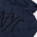 Chlapčenská mikina, Minoti, KB FLEECE HOODY 7, tmavomodrá - 146/152 | 11/12let