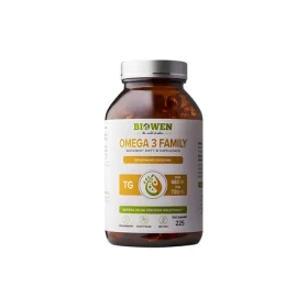 Biowen Omega 3 TG Family / Výživový doplnok / 720 mg EPA / 480 mg DHA / 225 kapsúl