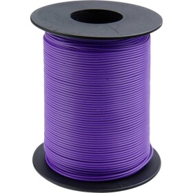 Donau Elektronik 119-16 opletenie / lanko, 1 x 0.14 mm², fialová, 100 m; 119-16