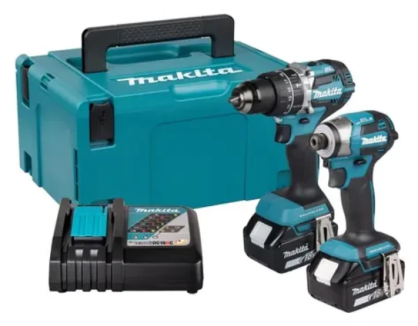 Makita DLX2575TJ / Sada aku náradia / 18V / 2x 5.0Ah / MAKPAC (DLX2575TJ)