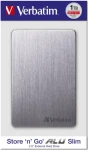 Verbatim Store 'n' Go ALU Slim 1TB šedá / Externý HDD / 2.5" / USB 3.2 / hliník (53662)