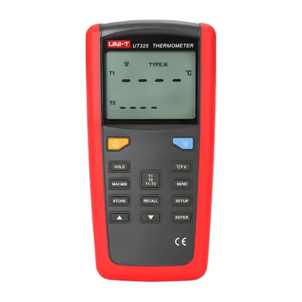 UNI-T UT325 / Kontaktný teplomer / duálny vstup / -200 až 1372 °C / USB / pamäť 100 záznamov (UT325)