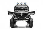 Mamido Detské elektrické autíčko Buggy Mercedes-Benz Unimog 4x4 čierne
