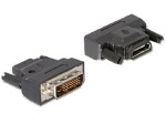 DeLock adaptér DVI 24+1 samec gt; HDMI samica s LED (65024)