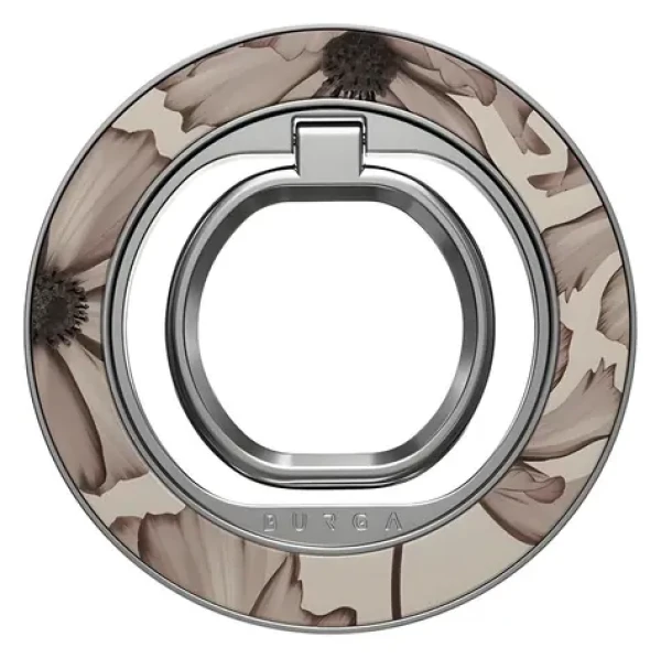 Burga Magnetic Ring Holder strieborná, Barely Yours / Prsteňový držiak telefónu / Magnetické uchytenie (DE_03MR_MAGNETIC_RING_SILVER)