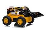Mamido Mamido Detský elektrický nakladač CAR-26A žltý | 4x4 | RC 2.4Ghz | EKO koža | 12V10Ah
