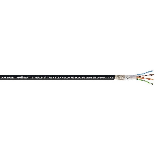 LAPP 2170907/1000 sieťový kábel ethernetový ETHERLINE® TRAIN čierna 1000 m; 2170907/1000