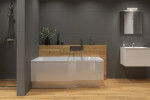 Asymetrická vaňa Laguna Beáta Plus 160x80 cm akrylát ľavá BE1600LPLUS BE1600LPLUS