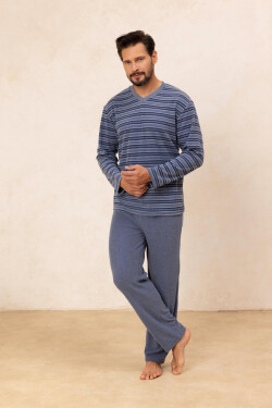 PÁNSKE PYŽAMO 490 J/25 tmavě modrá M