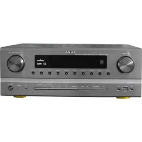 AKAI AS005RA-750B strieborná / Zaesilovač / Bluetooth / USB / AUX / FM / diaľkový ovládač (4905192530143)