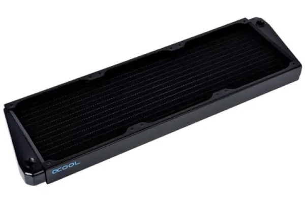 Alphacool NexXxoS ST30 Full Copper X-Flow 420mm čierna / Radiátor / 3× 140 mm / 30 mm (14243)