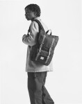 Herschel Supply Little America Mid-Volume Raven Crosshatch