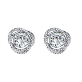CRYSTalp Elegantné náušnice s kryštálmi Ray 42334.R