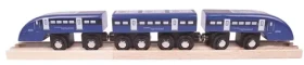 Bigjigs Rail Rýchlik High Speed 1 modrý