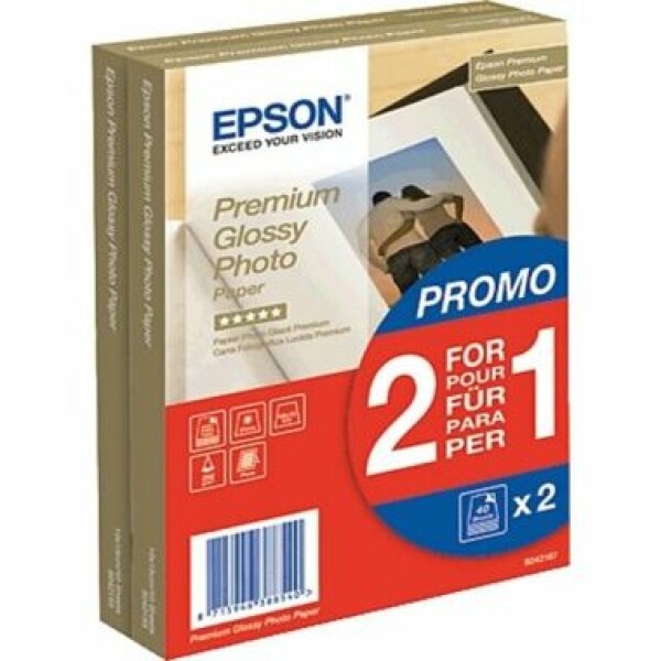 EPSON Paper Premium Glossy Photo 10x15 (80 sheet), 255g/m2 (C13S042167)