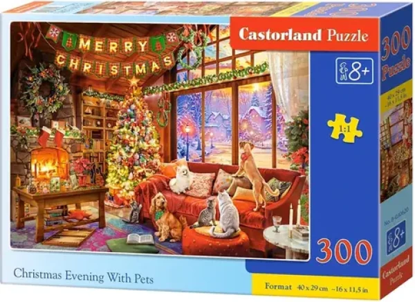 Castorland 030620 Puzzle Štedrý večer s miláčikmi