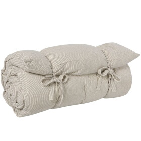 Ib Laursen Bavlnený matrac Lina Black Stripes 70 x 190 cm