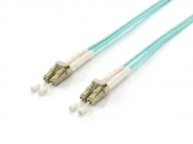 Equip LC-LC tyrkysová / Optický patchkábel / Duplex Multimode OM3 / 10 m (255416)