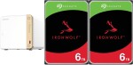 Qnap TS-462-4G + 2x Seagate IronWolf 6TB (ST6000VN006)
