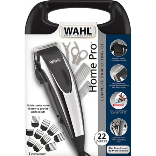 Wahl 9243-2616 Home Pre Chrome / zastrihávač / Šírka čepele: 40 mm / min. 1mm / 10 nástavcov (WHL-9243-2616)