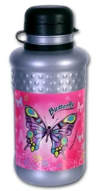 EMIPO Fľaša na pitie Butterfly 500 ml / Fľaša na pitie / plast / 18 x 7,5 cm (F-1705-3.119)