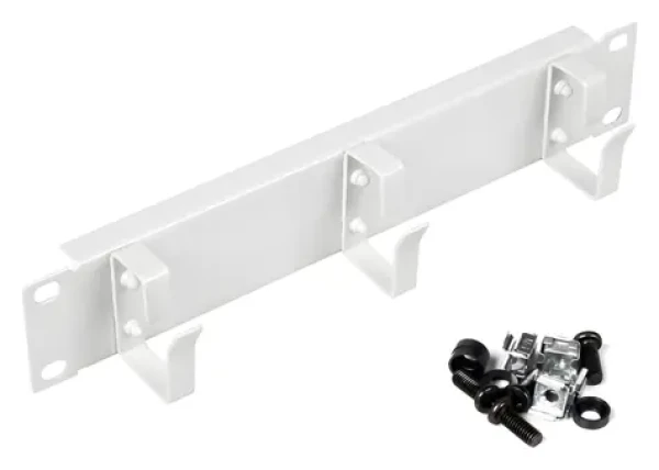 Equip EZMR-10-G biela / Káblový krúžok do racku / 10" / 1U / kov (EZMR-10-G)