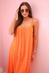 Dámske šaty 81541 Orange - FPrice UNI Oranžová