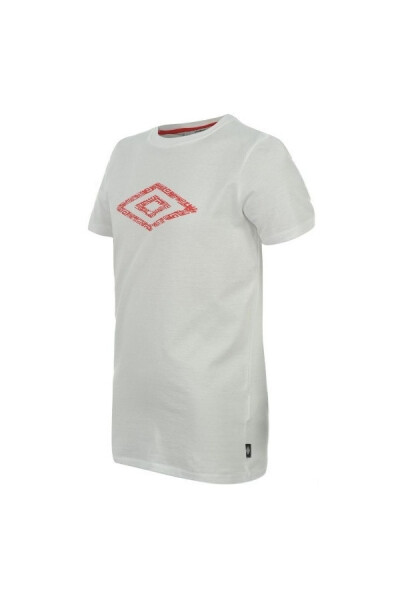 Cotton Logo T Shirt Boys White Bílá / model 15042614 11/12 - Umbro