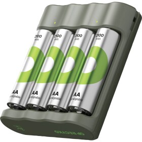 GP Aktion Gratis Ladegerät USB-Modell Ladegerät GP B441 inkl. 4x AA-Akku tužkový akumulátor typu AA Ni-MH 2100 mAh 1.2 V 1 sada; GPRCKCHB441U994