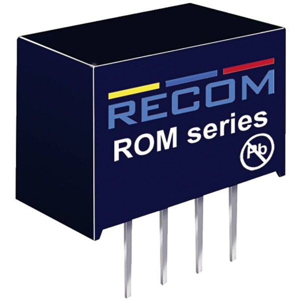 RECOM ROM-1205S DC / DC menič napätia 12 V 5 V 0.2 A 1 W Počet výstupov: 1 x; ROM-1205S