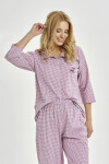 Taro pyžamo 3435 Jolie 3/4 S-XL Z25/26 dámske bez zipsu Růžová S