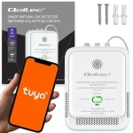 Qoltec 52651 Detektor úniku zemného plynu / Detektor plynu / CH4 / Wi-Fi / Tuya / alarm 85 dB (52651)