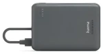 HAMA Power Pack Travel antracit / Powerbanka / 10000 mAh / 2x USB-C / 3A