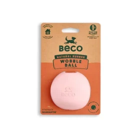 BeCoThings Beco Wobble Ball ružová 7.6cm / Hračka pre psov (BG-756384)